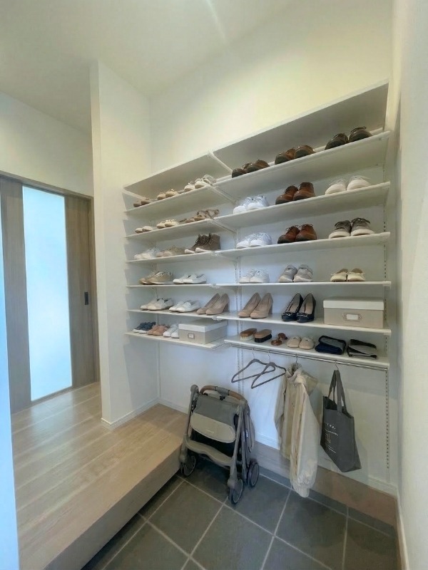 北九州市 建売住宅 玄関収納 土間収納 施工事例

