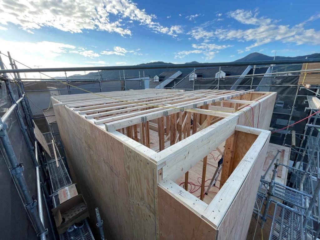 北九州市の建売住宅 2×4工法 面構造 施工事例