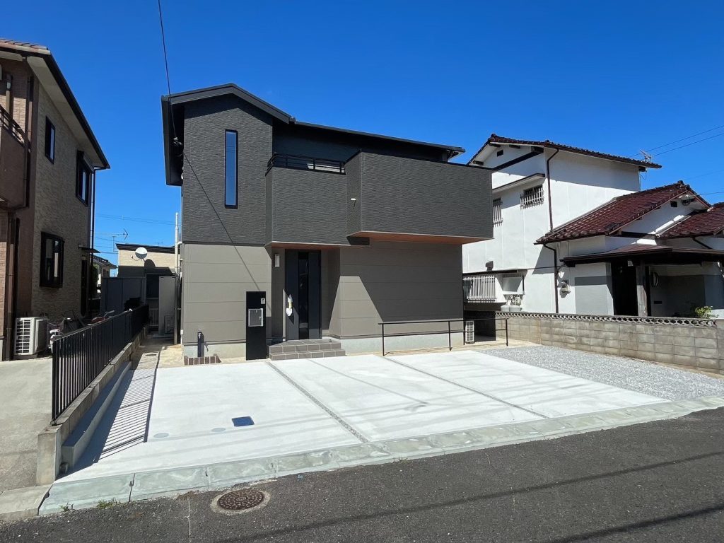 北九州市の建売住宅 駐車スペース 並列駐車 施工事例